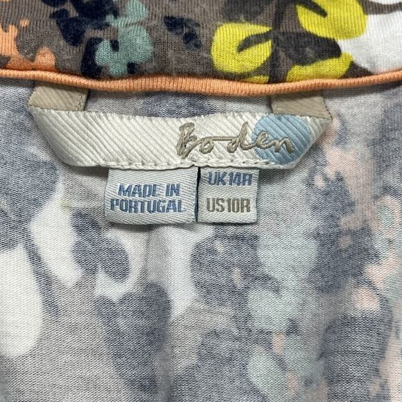 Boden Womens Jersey Maxi Dress Size US 10R Floral Bohemian Festival Stretch - Picture 3 of 16